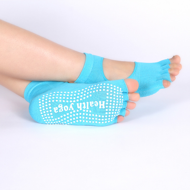 Exports Yoga Toe Socks Yoga Socks Cotton Ms. Cotton Non-slip Soles Package Refers Halter Socks